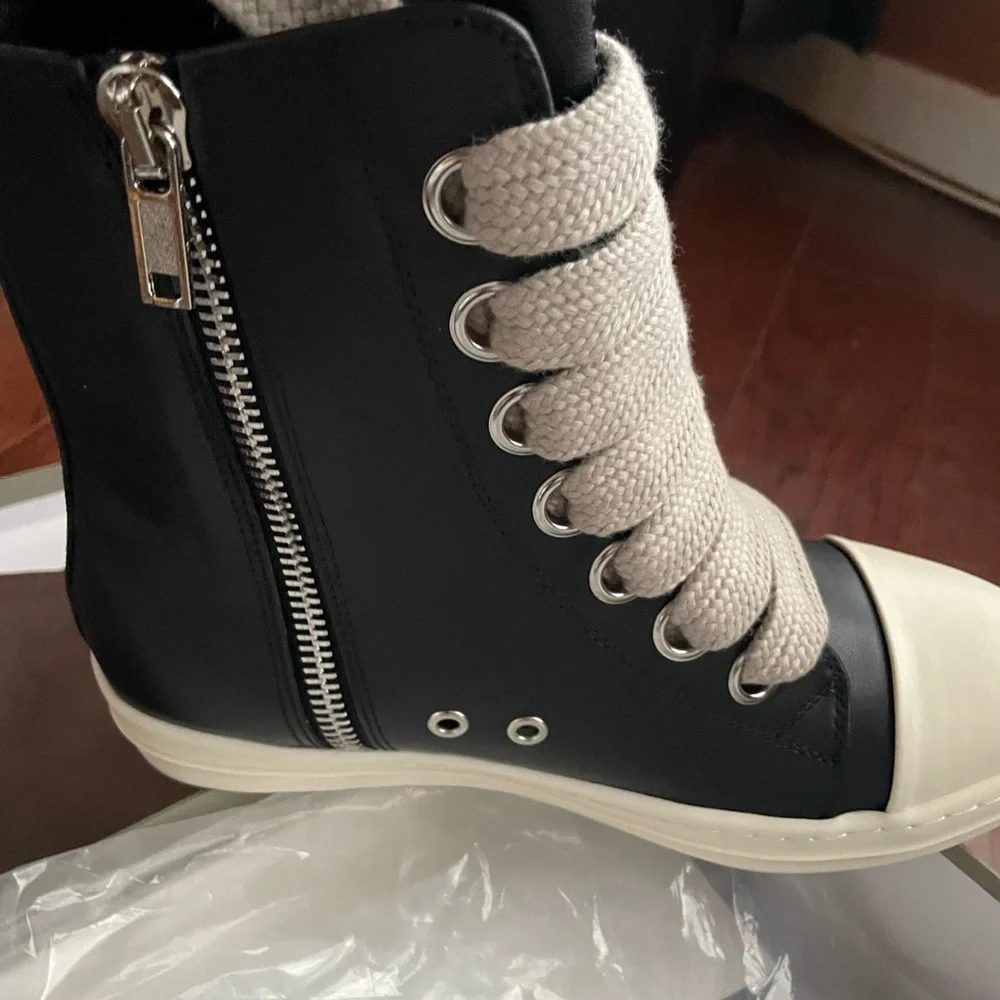 Women’s Rick owens High-Top Sneakers size 10 - Picture 4 of 8